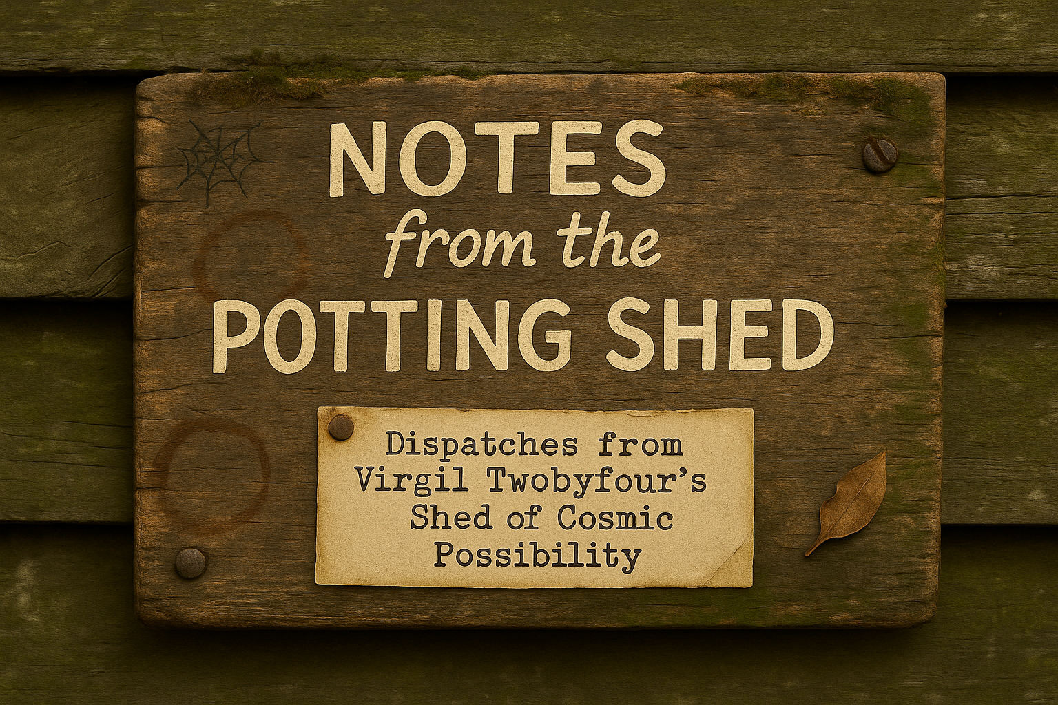 Notes From The Potting Shed